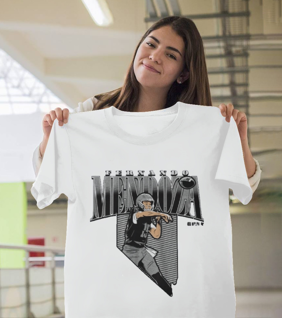 Fernando Mendoza State Star Football Quarterback Remix T-Shirt