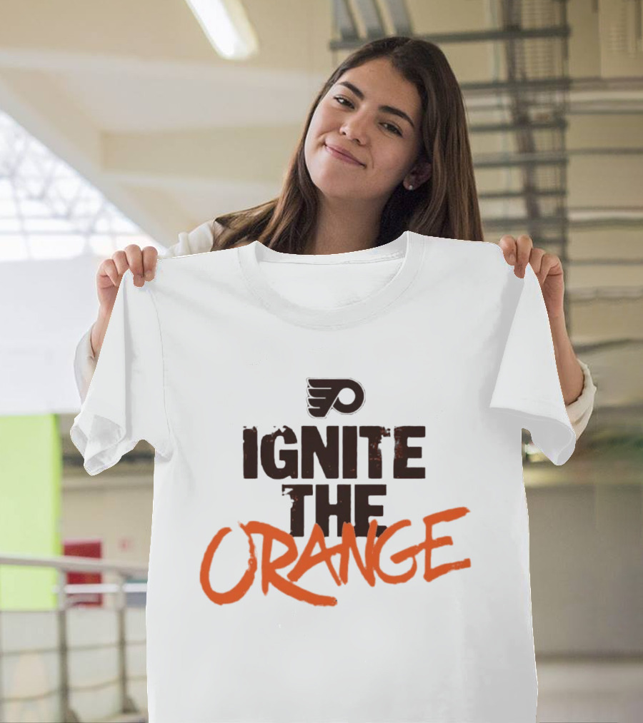 Flyers Ignite The Orange Enthusiasm T-Shirt