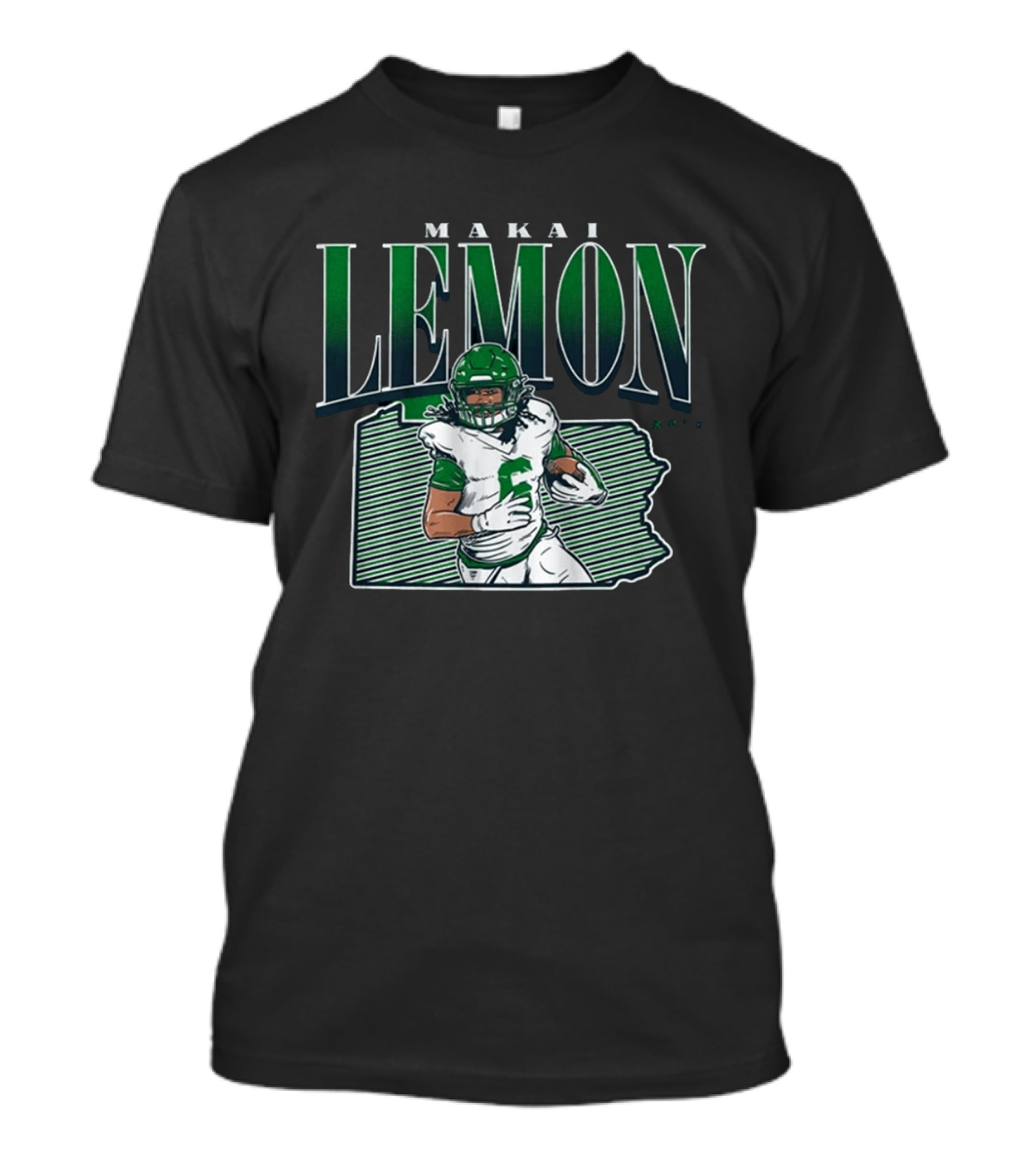 Makai Lemon Philadelphia Eagles Draft Player 2026 T-Shirt