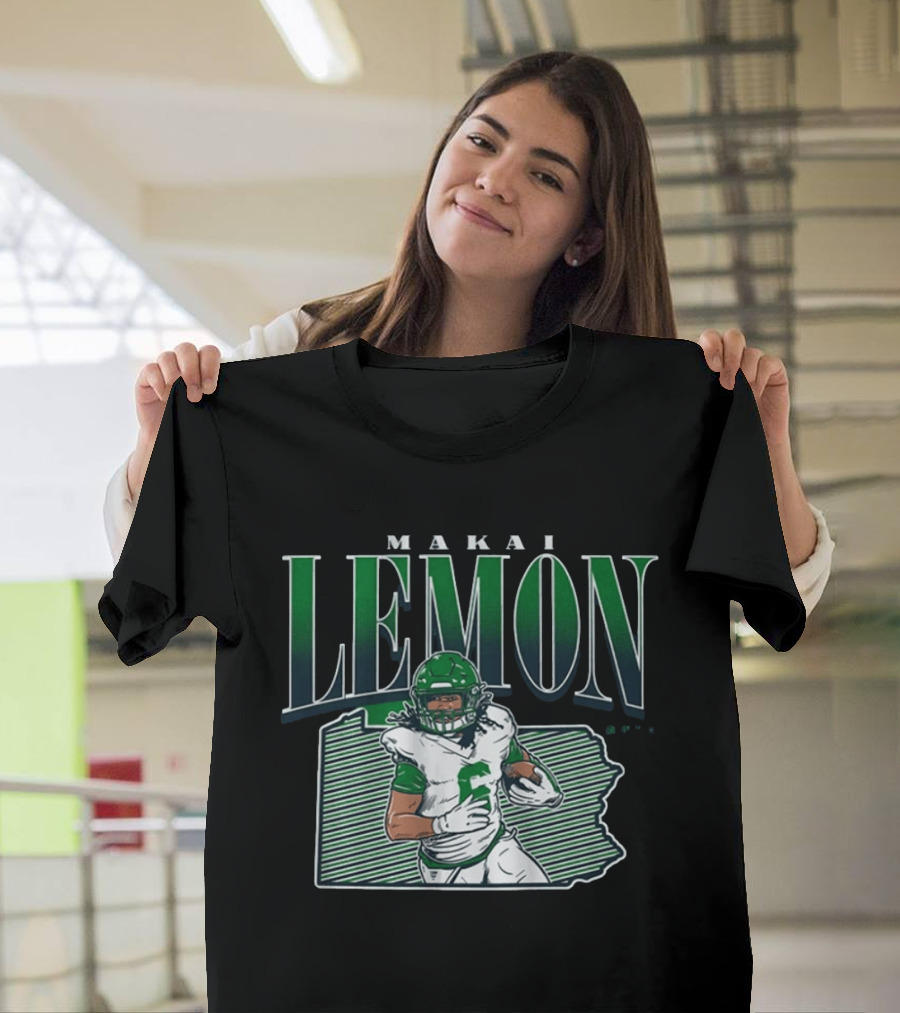 Makai Lemon Philadelphia Eagles Draft Player 2026 T-Shirt