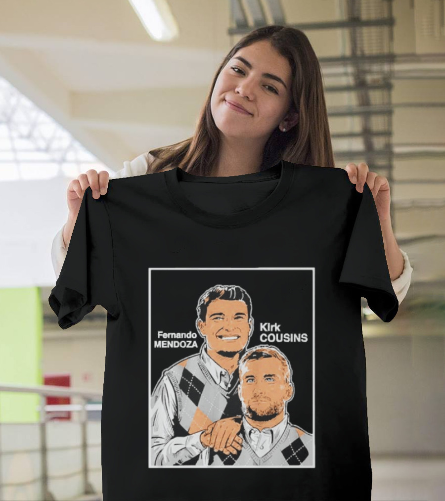 Fernando Mendoza Kirk Cousins Step Brothers Comedy Duo Parody Sweater Vest T-Shirt