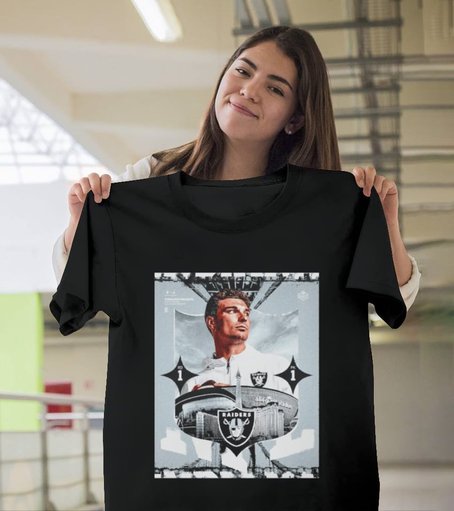 Fernando Mendoza Raiders Allegiant Stadium RD 1 PK 1 T-Shirt