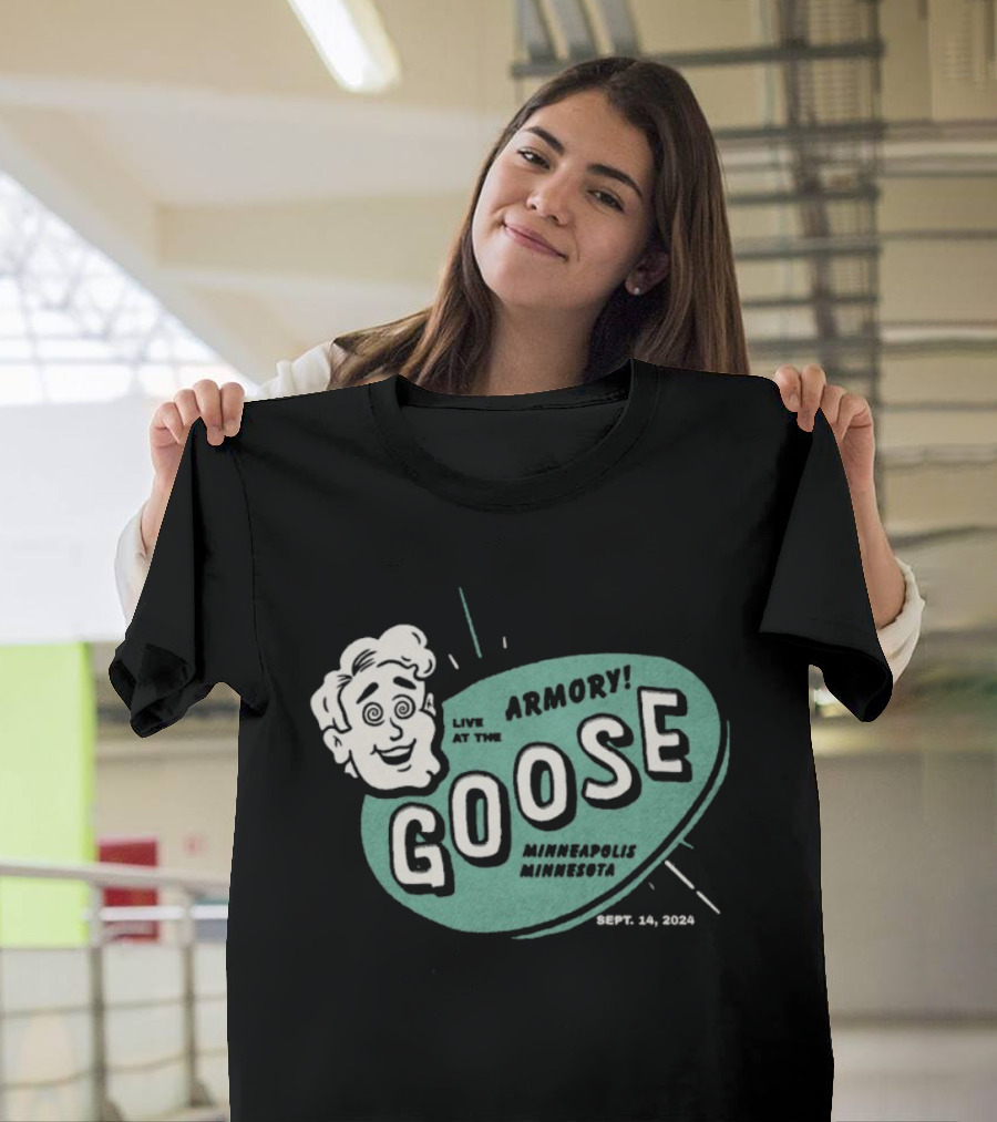 Live At The Armory Goose Minneapolis Minnesota Sept 14 2024 Event T-Shirt