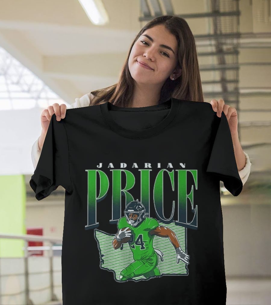 Jadarian Price Seattle Football 2026 Draft Prospect Player T-Shirt