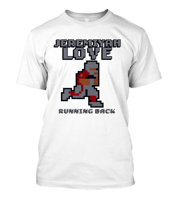 Jeremiyah Love Running Back 8 Bit T-Shirt
