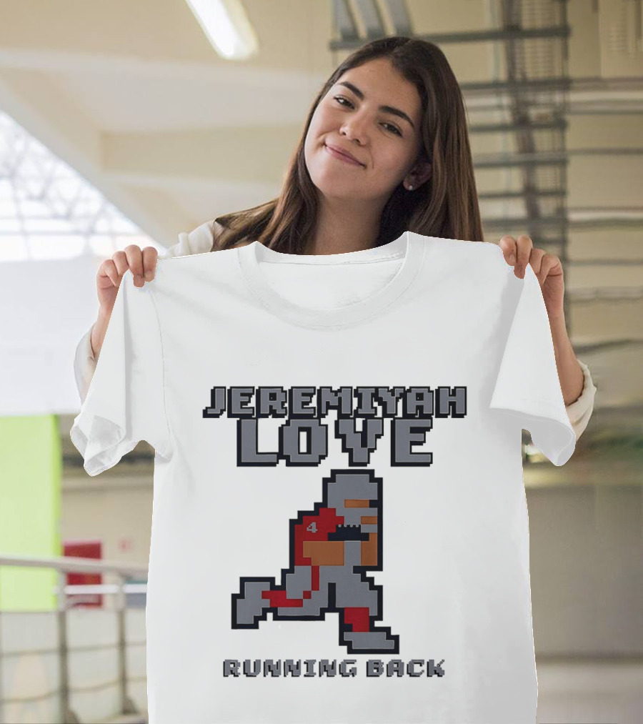 Jeremiyah Love Running Back 8 Bit T-Shirt