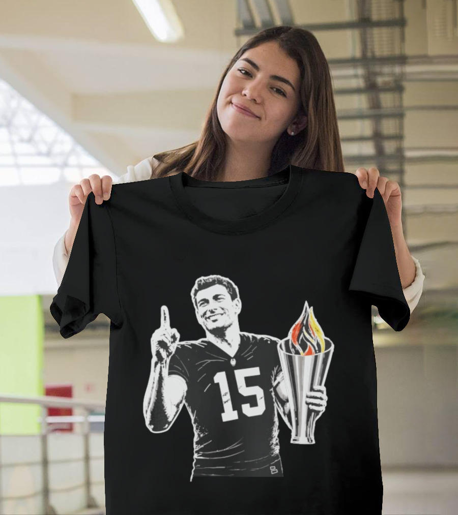 Las Vegas Torch Number 15 Football Player One Of 100 T-Shirt