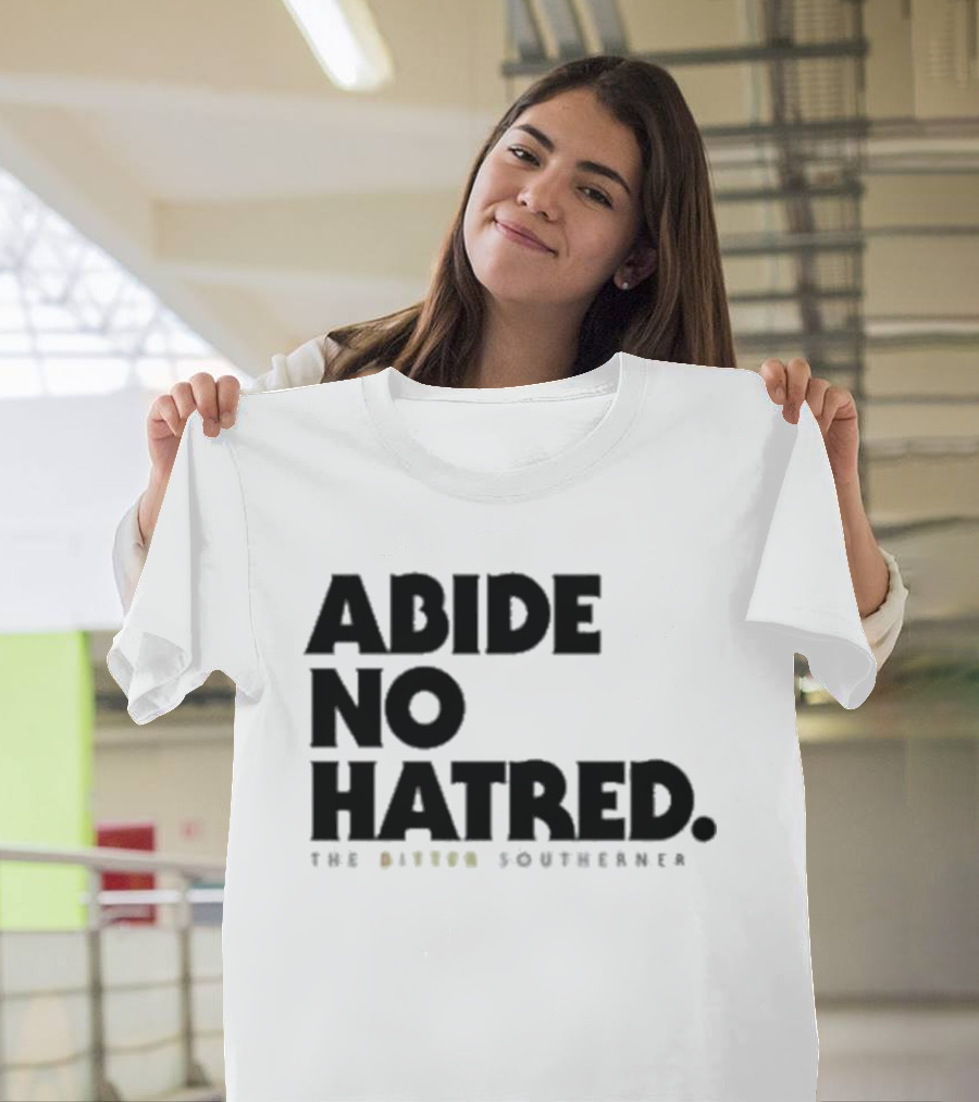 Abide No Hatred Top Button Souvenir T-Shirt