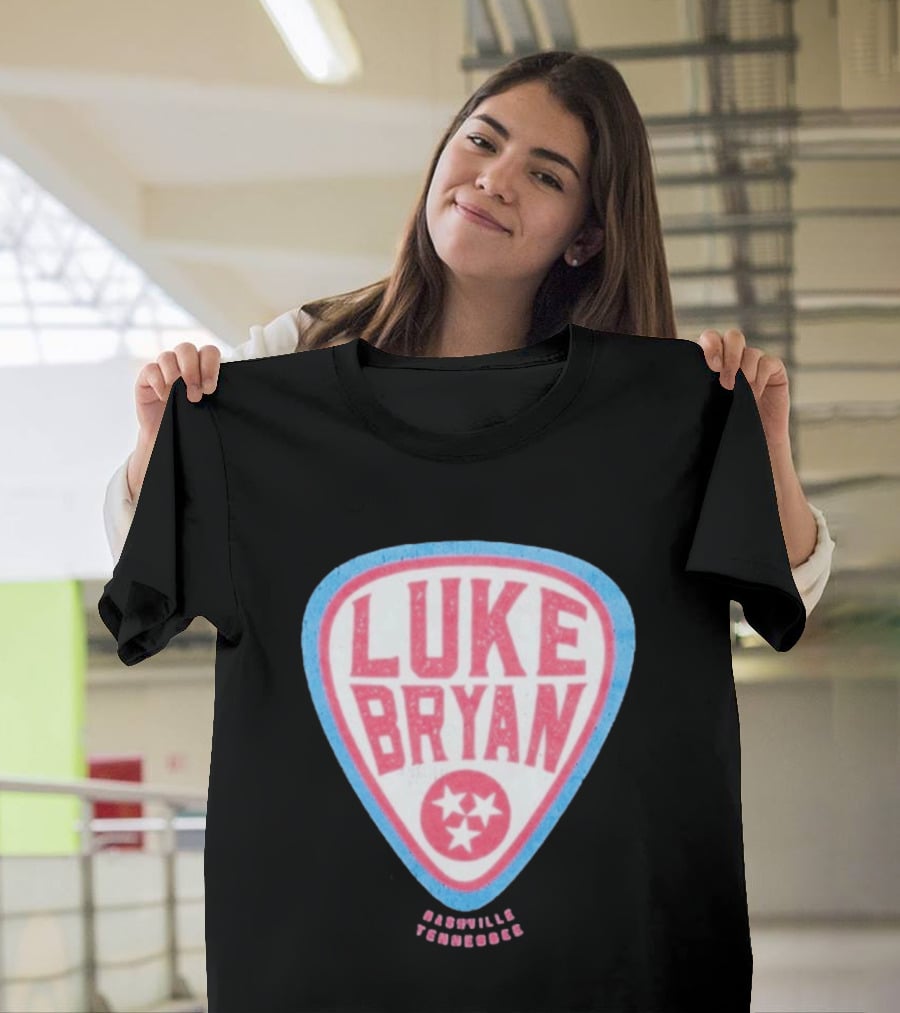 Luke Bryan Nashville Tennessee Pick Three Stars T-Shirt