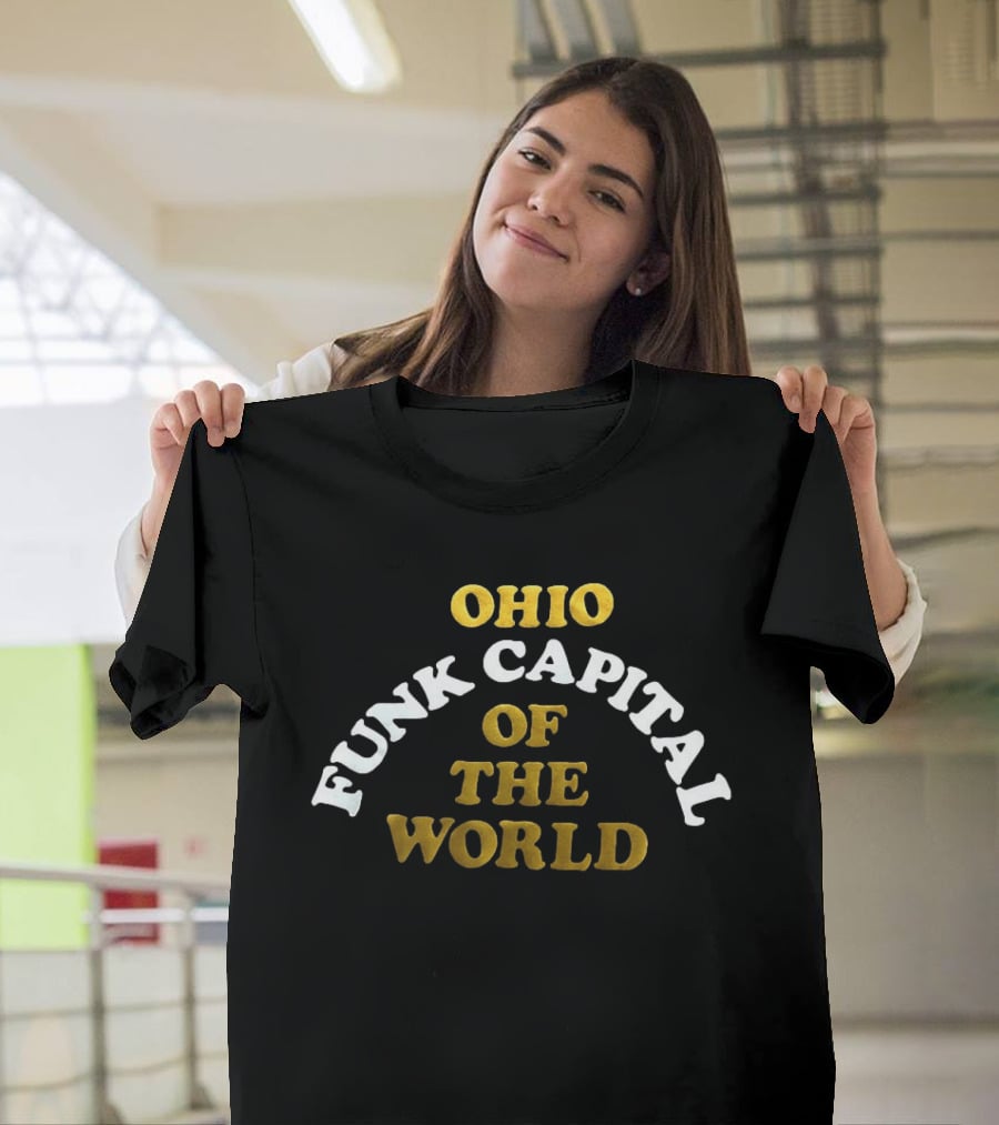 Ohio Funk Capital Of The World Vintage Style Retro Music T-Shirt