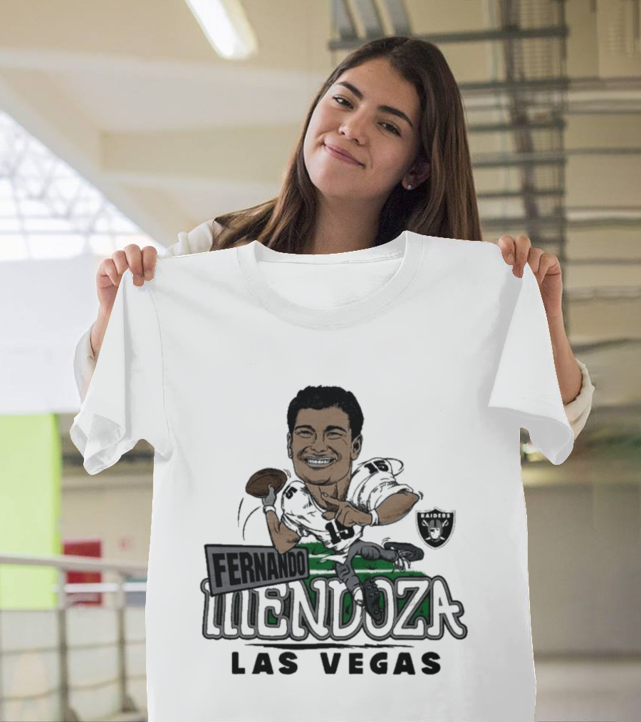 Las Vegas Raiders Fernando Mendoza Football Player T-Shirt