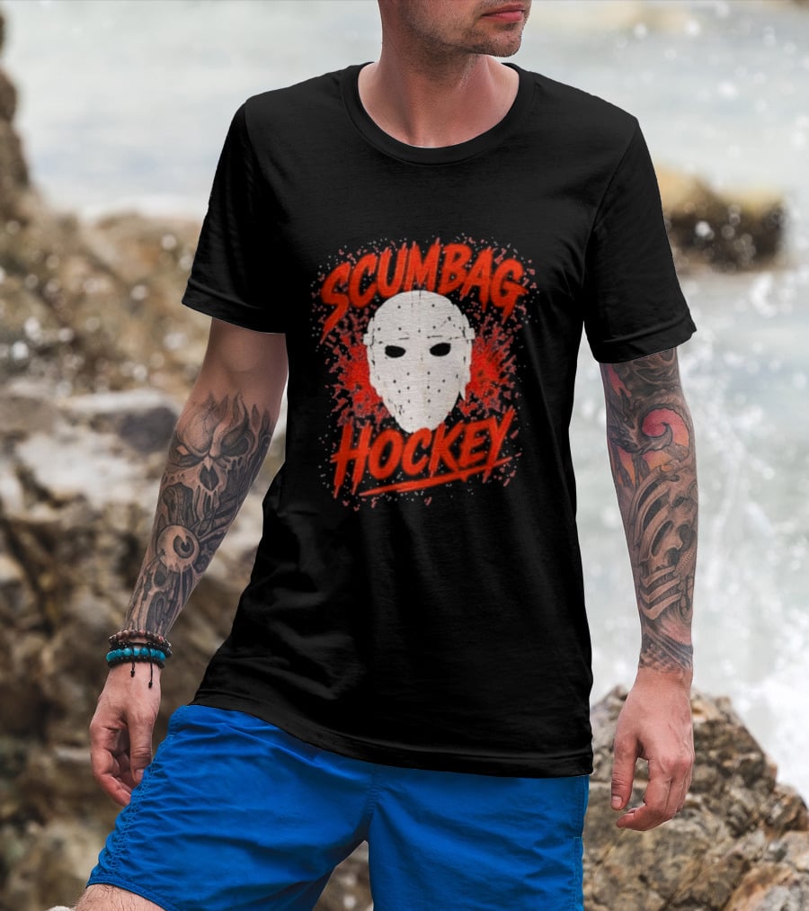 Philadelphia Scumbag Hockey Jason Voorhees Mask T-Shirt