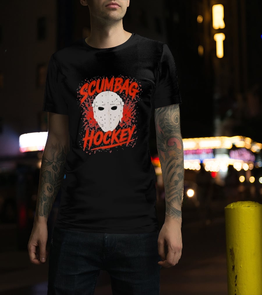 Philadelphia Scumbag Hockey Jason Voorhees Mask T-Shirt