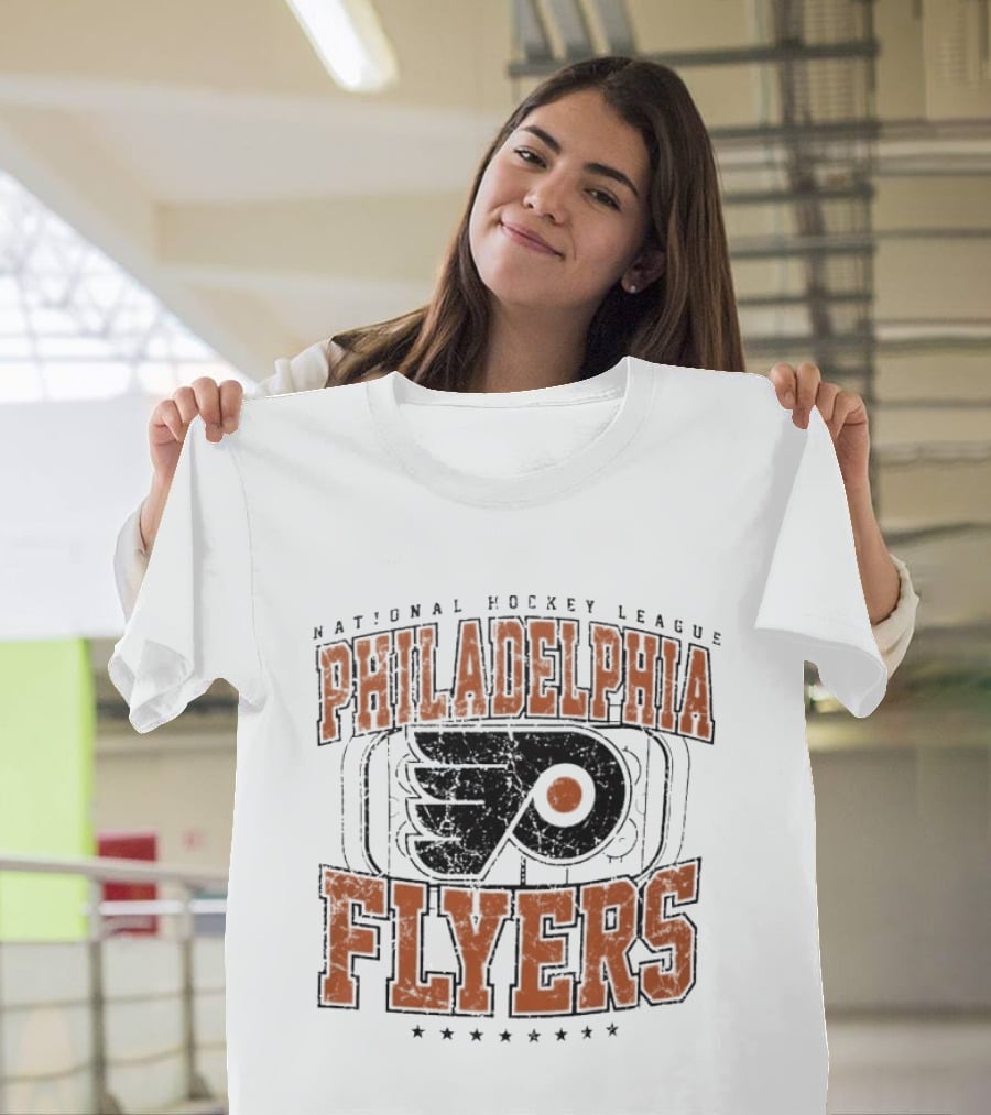 National Hockey League Philadelphia Flyers Distressed Rink T-Shirt