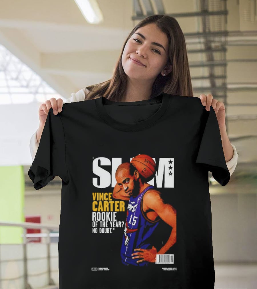 Slam Vince Carter Toronto Raptors Rookie Of The Year No Doubt T-Shirt