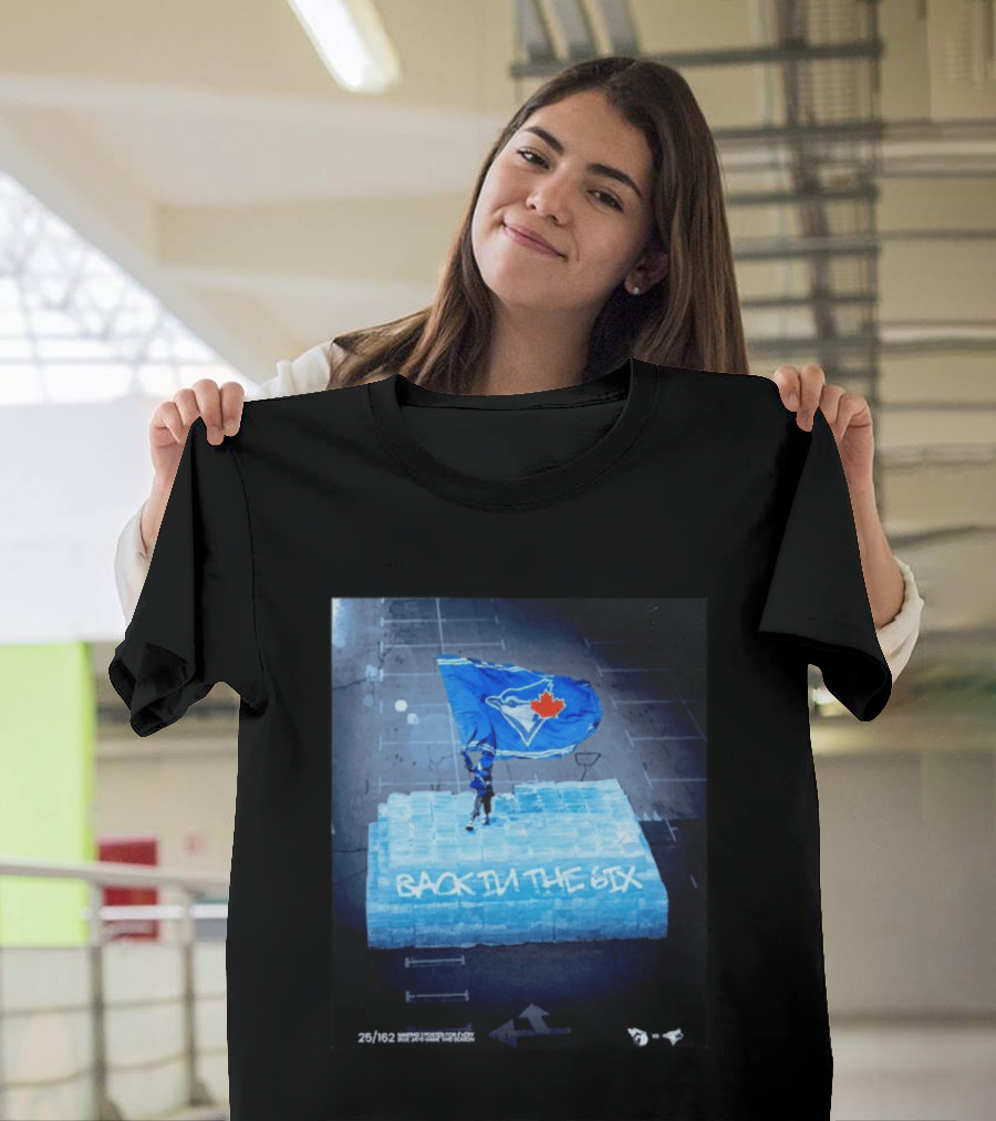 Toronto Blue Jays Back In The 6ix Ice Flag And Blocks T-Shirt