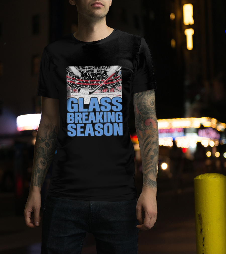 Colorado Avalanche Glass Breaking Season T-Shirt