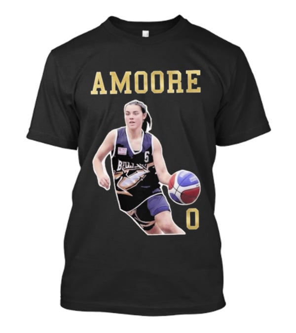 Amoore Bulls Basketball Player Jersey Number 0 T-Shirt