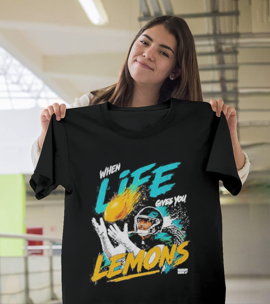 Philadelphia Eagles When Life Gives You Lemons Football Makai Lemon T-Shirt