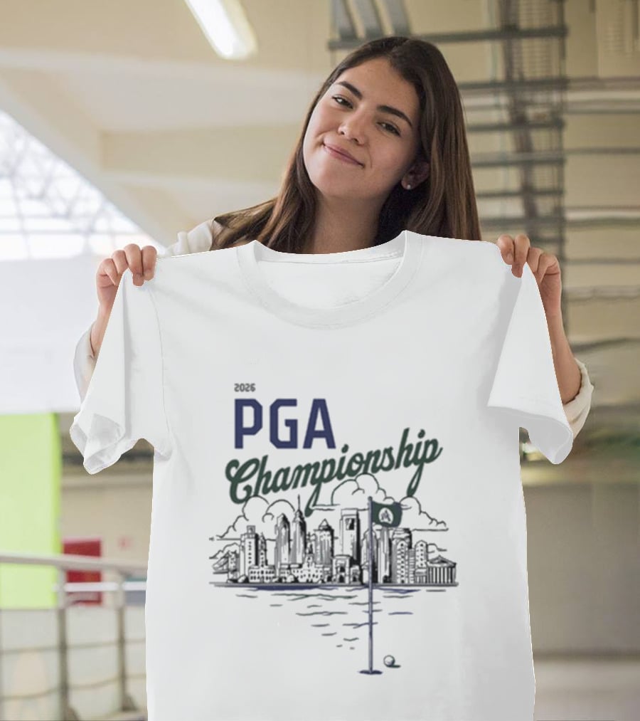 2023 PGA Championship Skyline Golf Scene T-Shirt