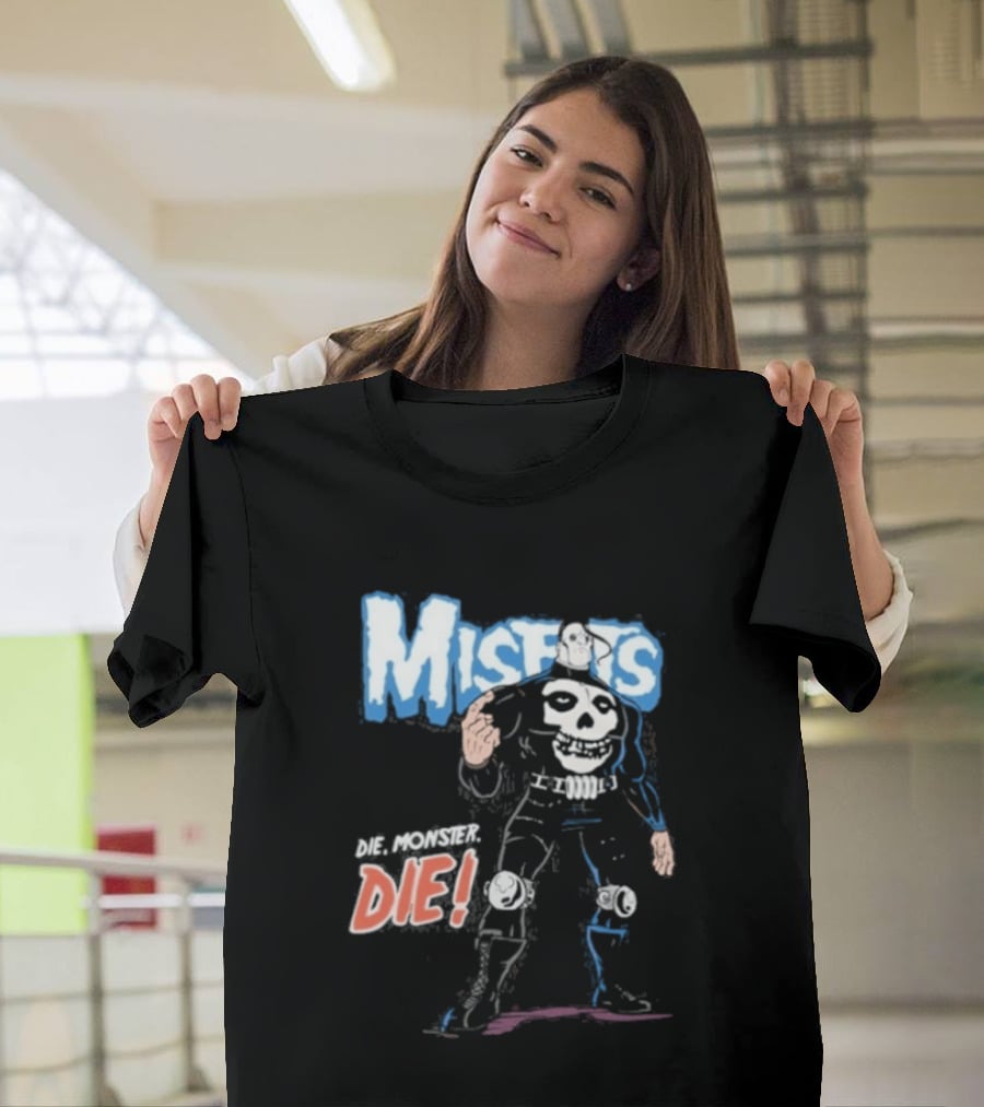 Misfits Die Die My Darling Skeleton Warrior T-Shirt