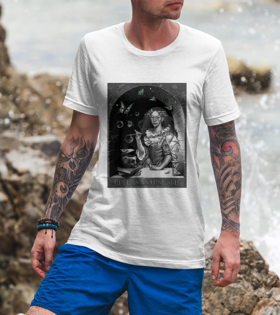 Queens Of The Stone Age Rancho Mirage California 2026 Gig Agua Caliente April 25 2026 T-Shirt