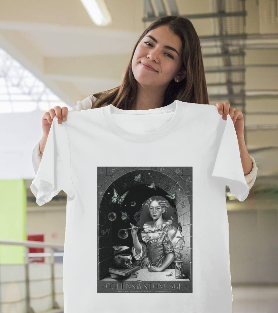 Queens Of The Stone Age Rancho Mirage California 2026 Gig Agua Caliente April 25 2026 T-Shirt