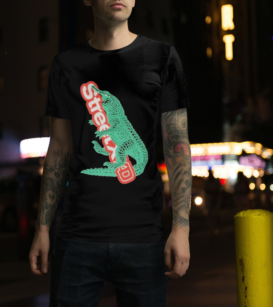 StreetxAD Basilik Gator Vintage Crocodile T-Shirt