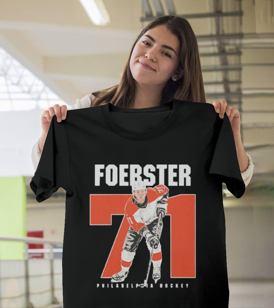 Tyson Foerster 71 Philadelphia Hockey Flyers T-Shirt