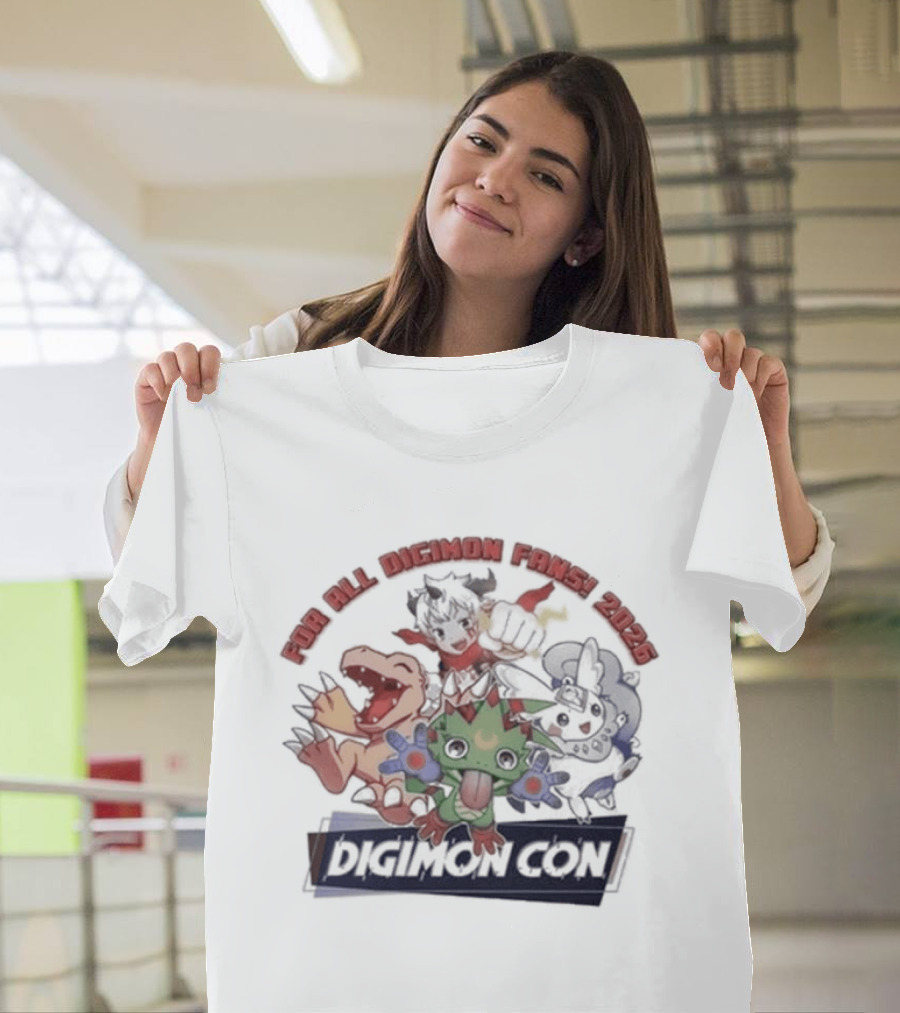 Digimon Con 2026 For All Digimon Fans T-Shirt