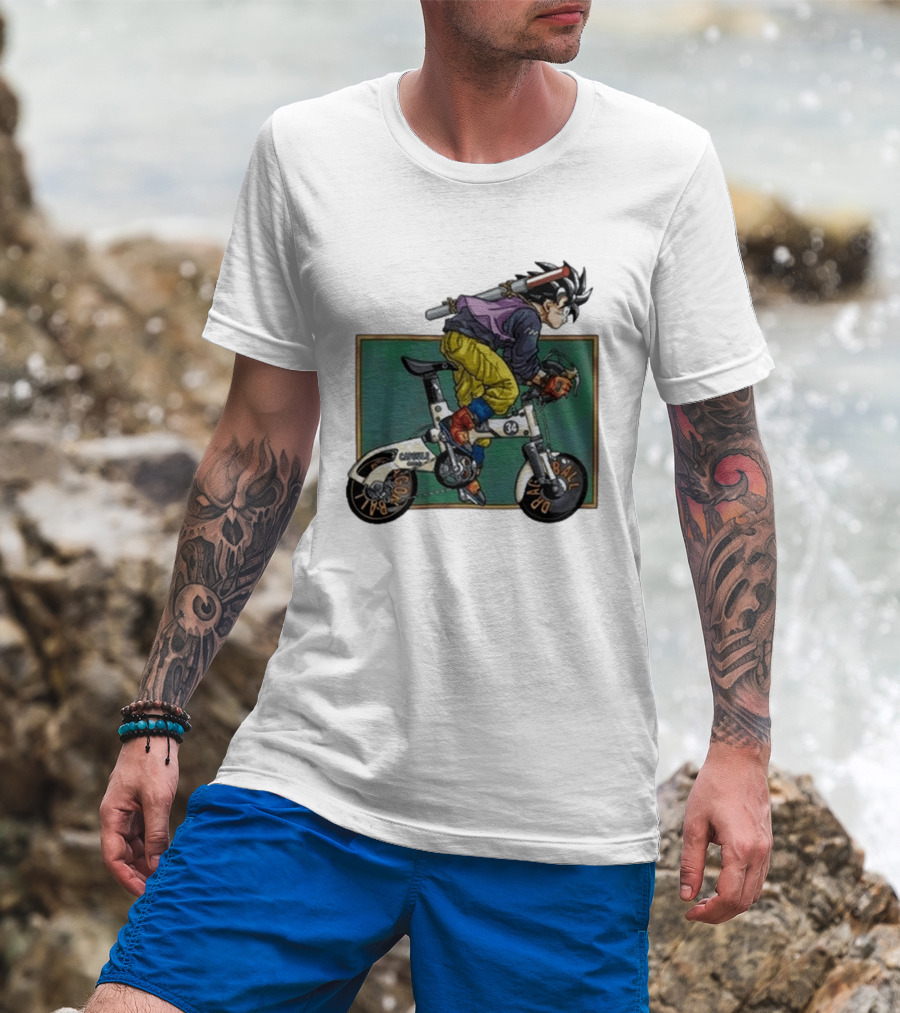 Dragon Ball Z Goku Limited Edition Cycling 34 Capsule Corp T-Shirt