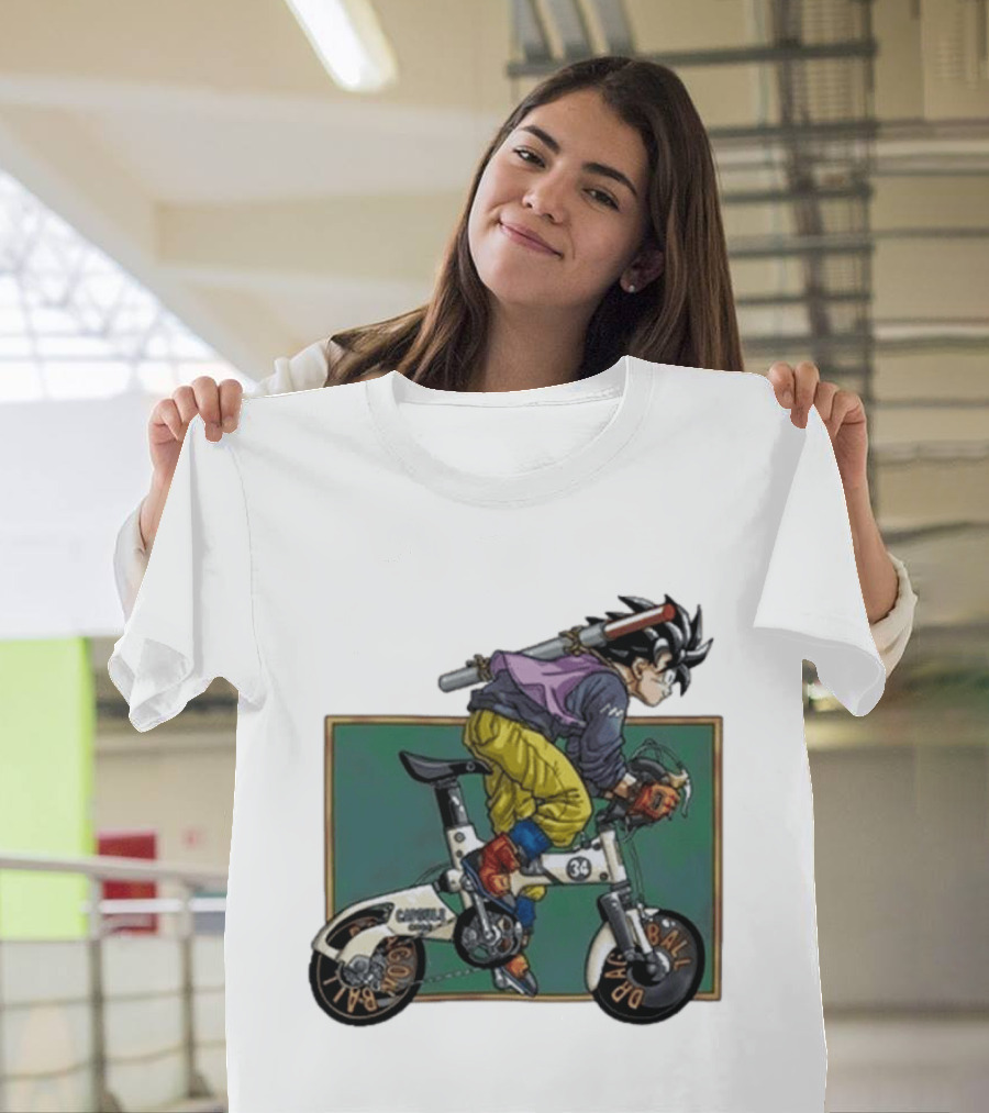 Dragon Ball Z Goku Limited Edition Cycling 34 Capsule Corp T-Shirt