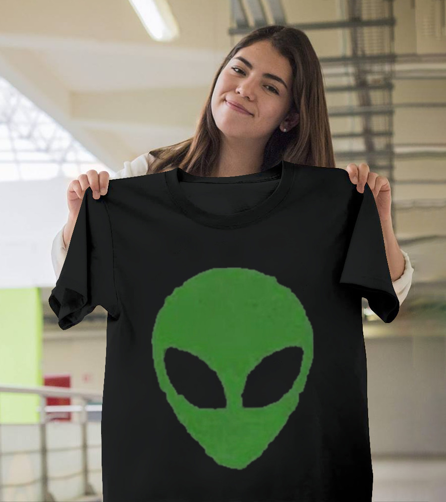 Margo Millet Alien Green Face Money Troubles T-Shirt