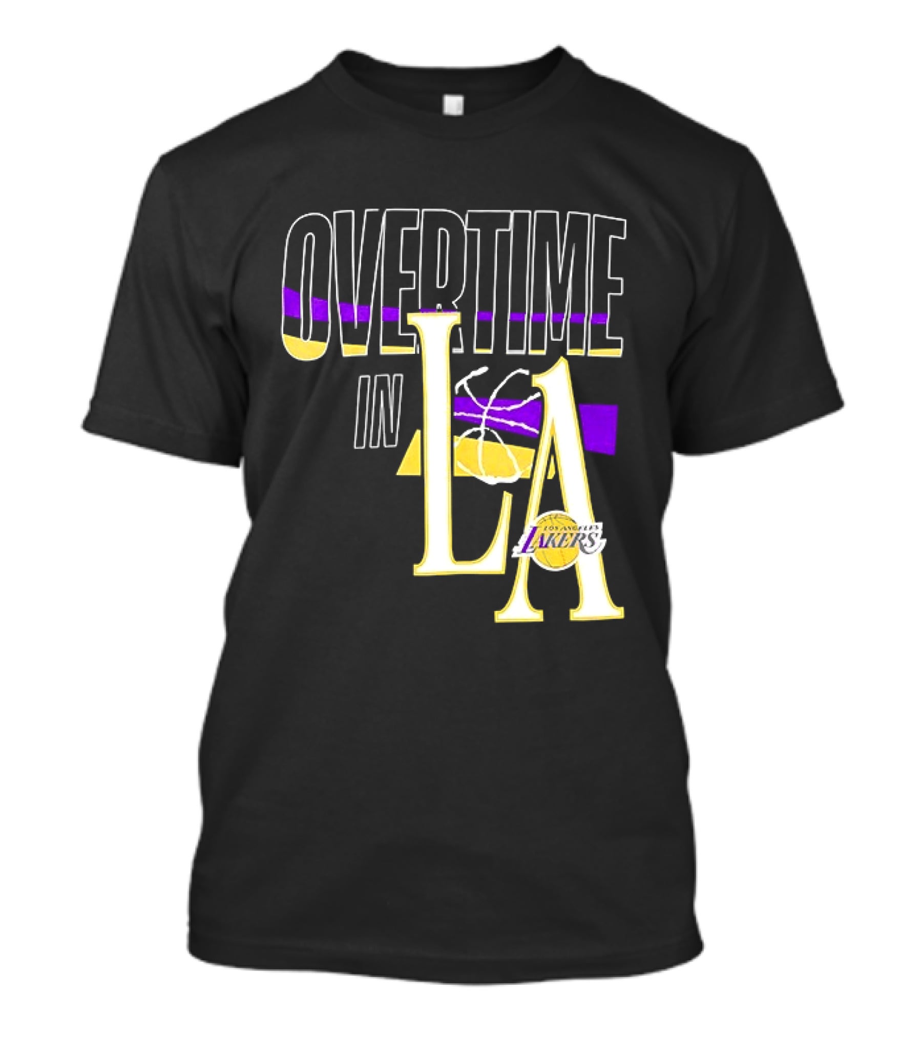Overtime In LA Lakers Basketball T-Shirt