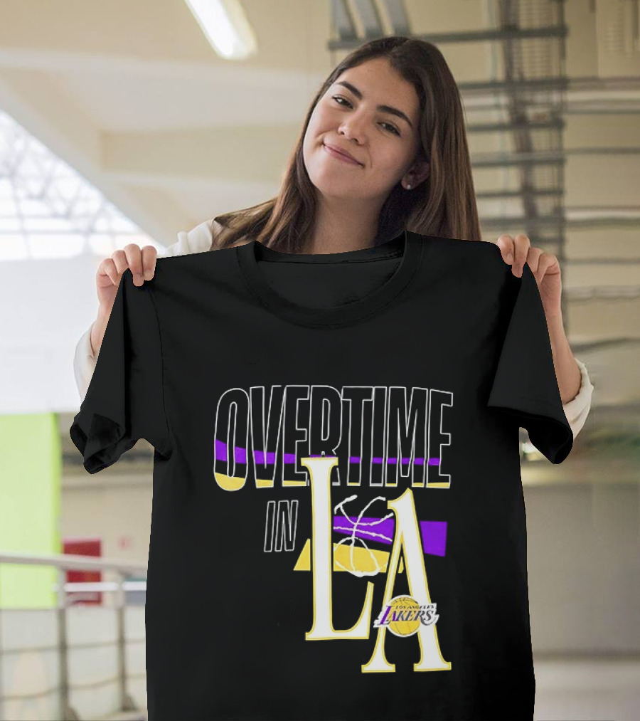 Overtime In LA Lakers Basketball T-Shirt