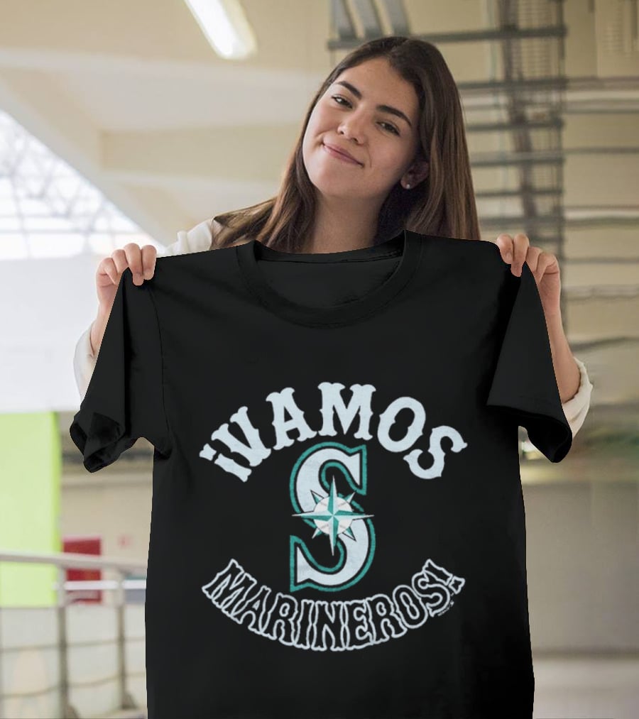 ¡Vamos Marineros! Seattle Mariners MLB Enthusiasts Gear T-Shirt