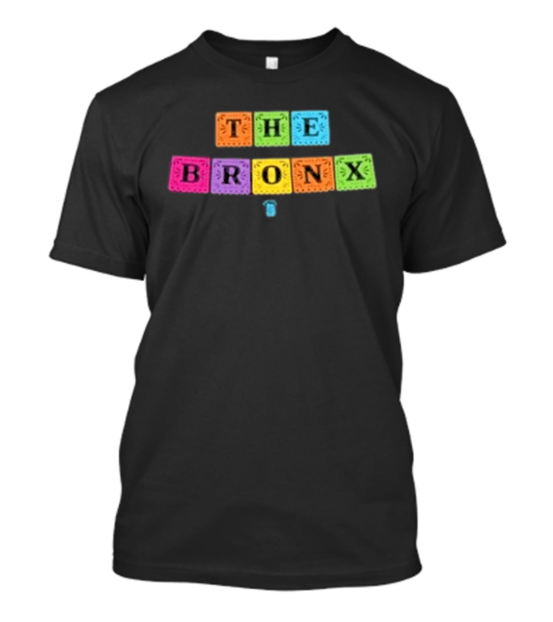 The Bronx Cinco De Mayo Exclusive Enzyme Colorful Block Letters T-Shirt