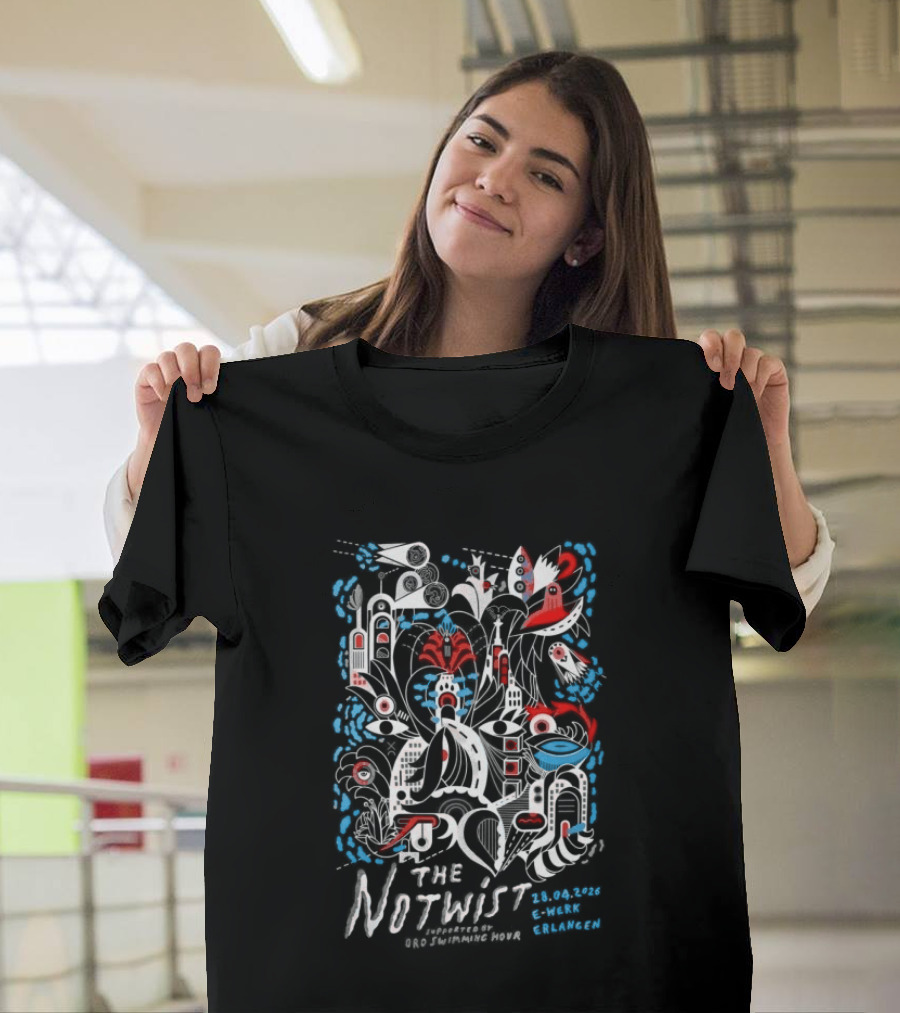 The Notwist April 28 2026 Erlangen Germany Blossoms And Architecture T-Shirt