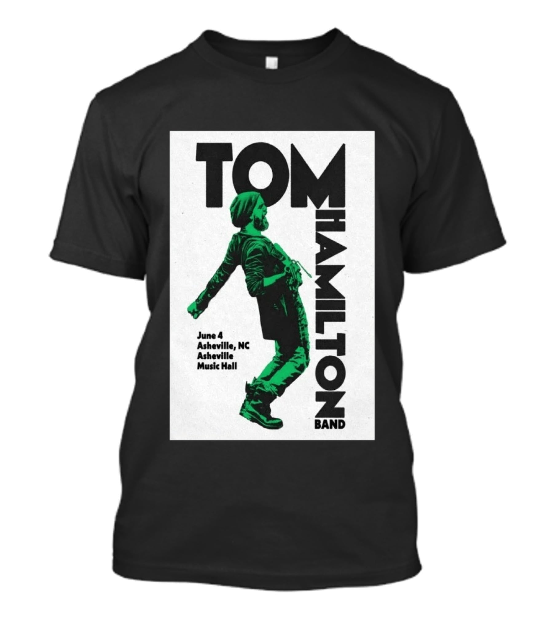 Tom Hamilton Band Asheville NC June 4 Asheville Music Hall T-Shirt