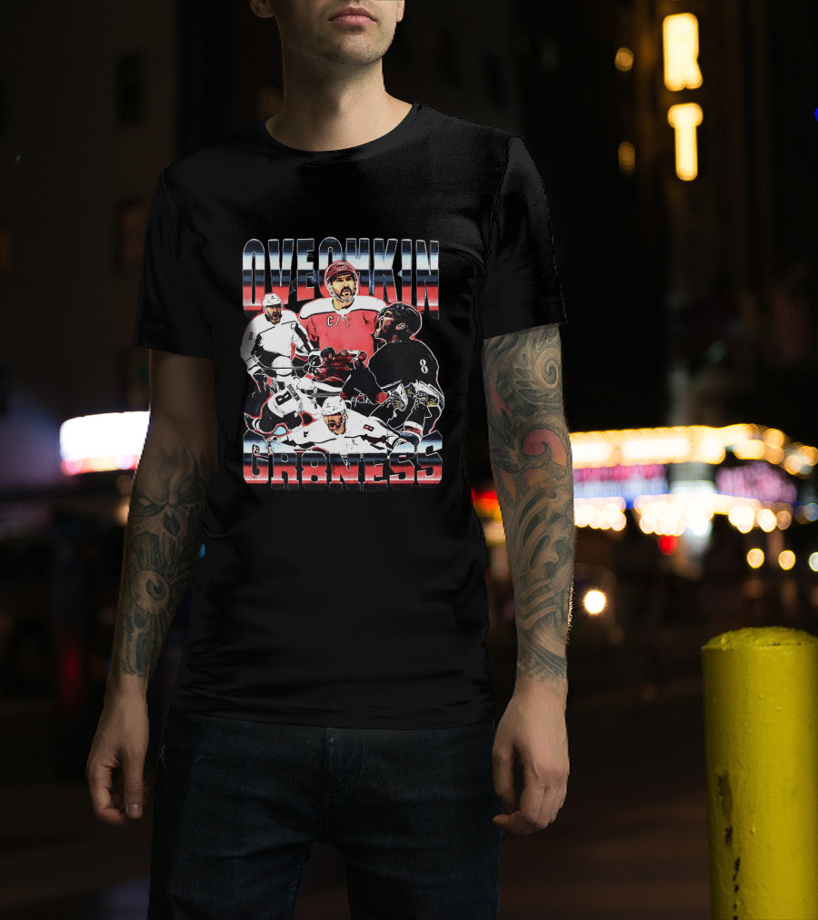 Ovechkin Greatness Washington Capitals Hockey C Captain Number 8 T-Shirt