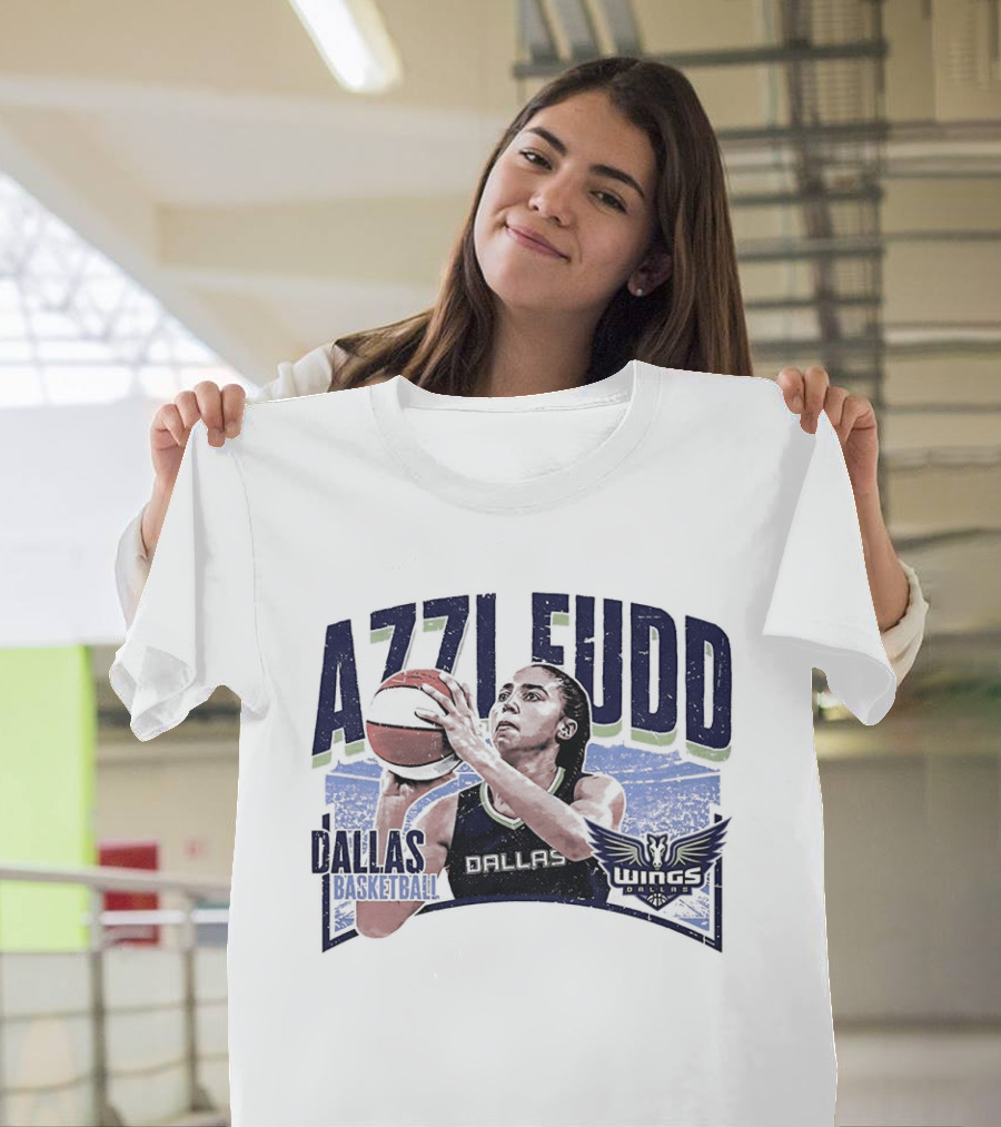 Azzi Fudd Dallas Wings Basketball WNBA T-Shirt