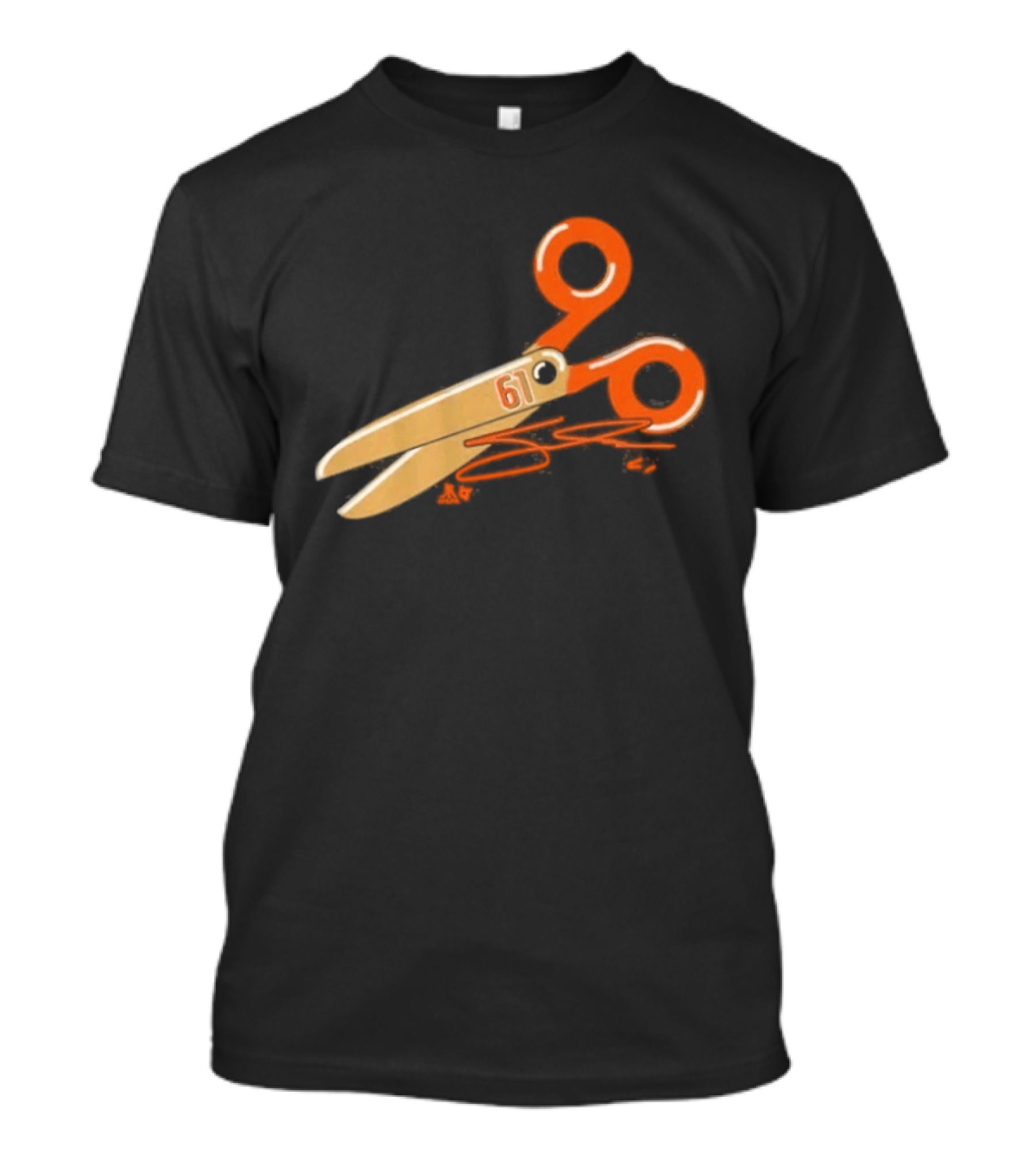 Cutter Gauthier Scissors 61 Orange T-Shirt