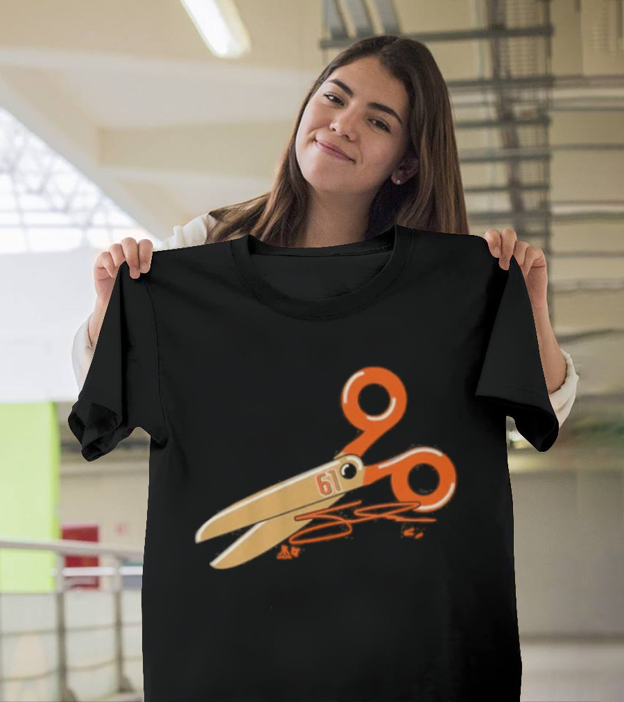 Cutter Gauthier Scissors 61 Orange T-Shirt