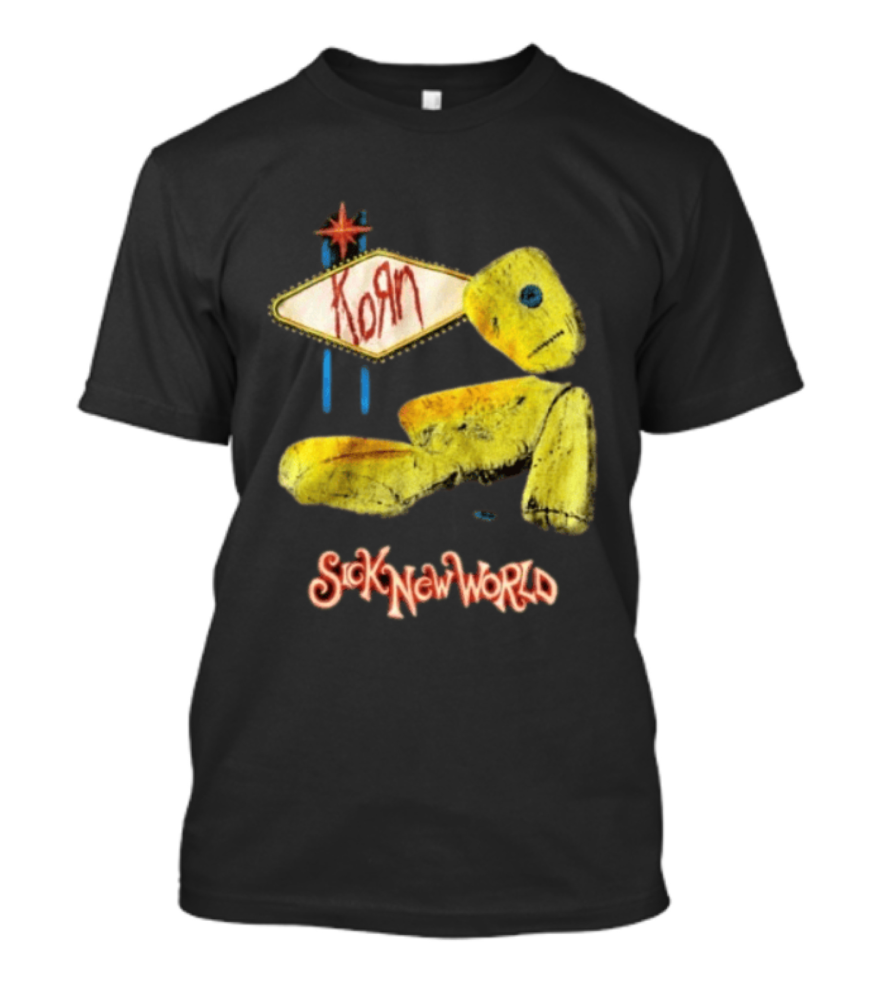 Korn Sick New World 2026 Las Vegas Voodoo Doll April 25 Event T-Shirt