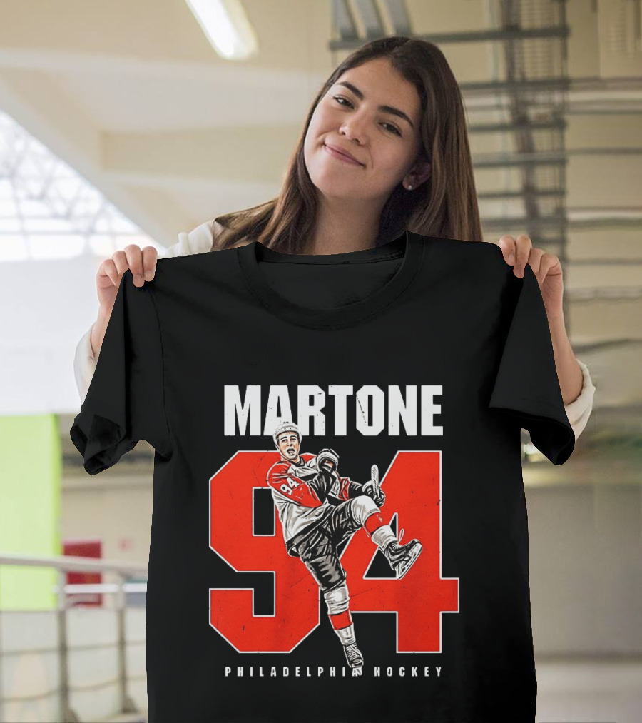 Martone 94 Philadelphia Hockey Player Flyers NHL T-Shirt