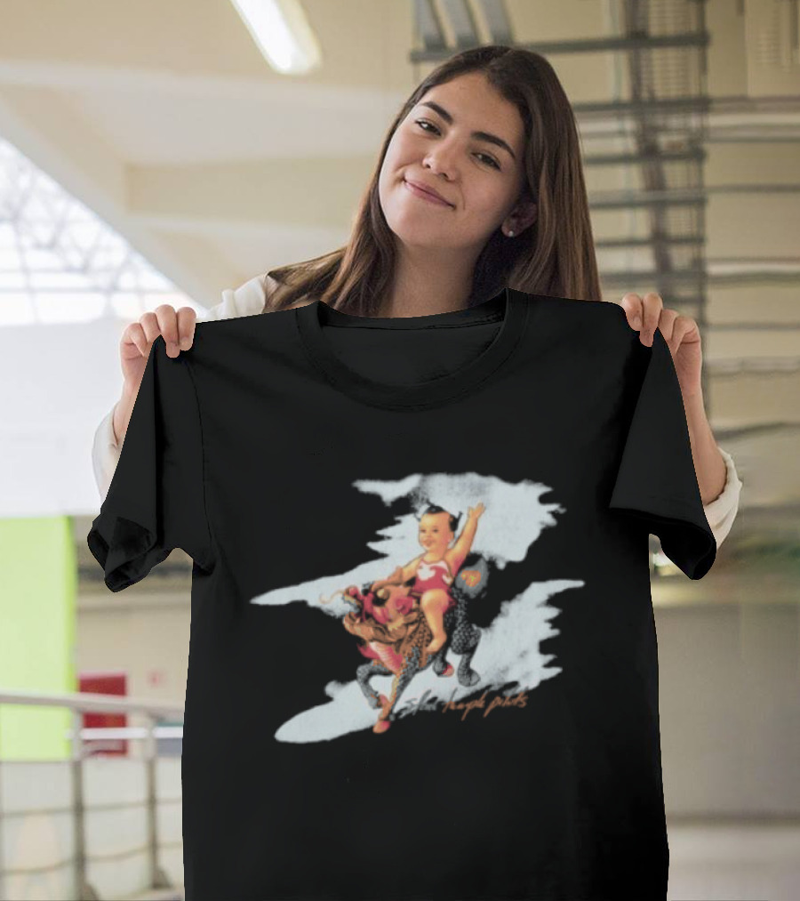 Stone Temple Pilots Tiny Music Tour Baby Angel Design 1994 T-Shirt