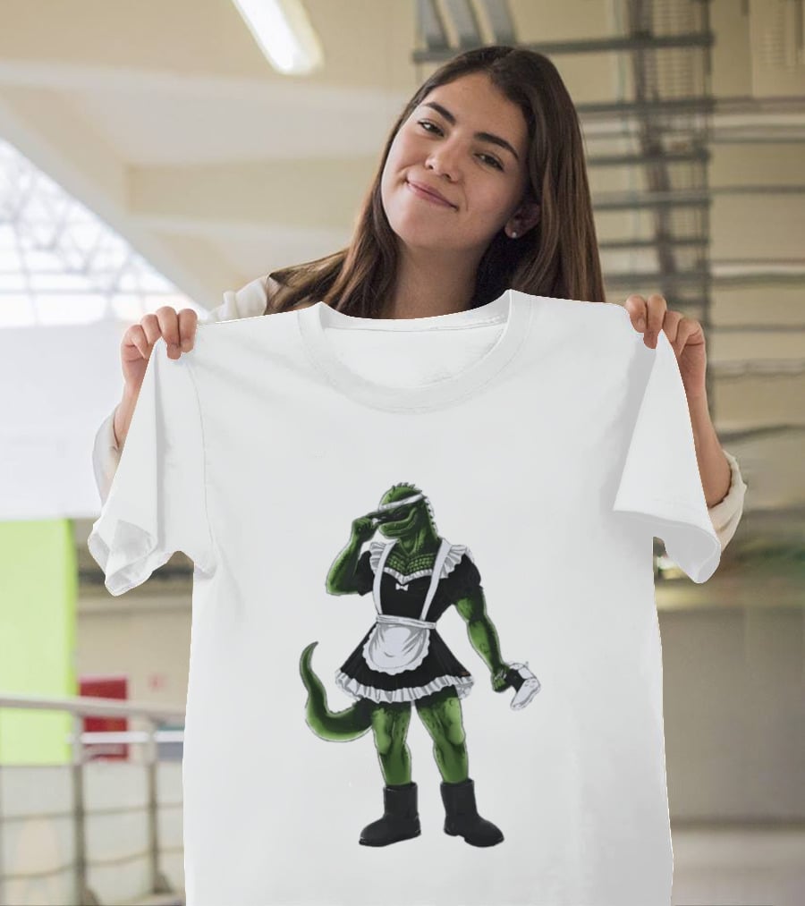 King Kreas Lizard Maid Cosplay Unique Fantasy T-Shirt
