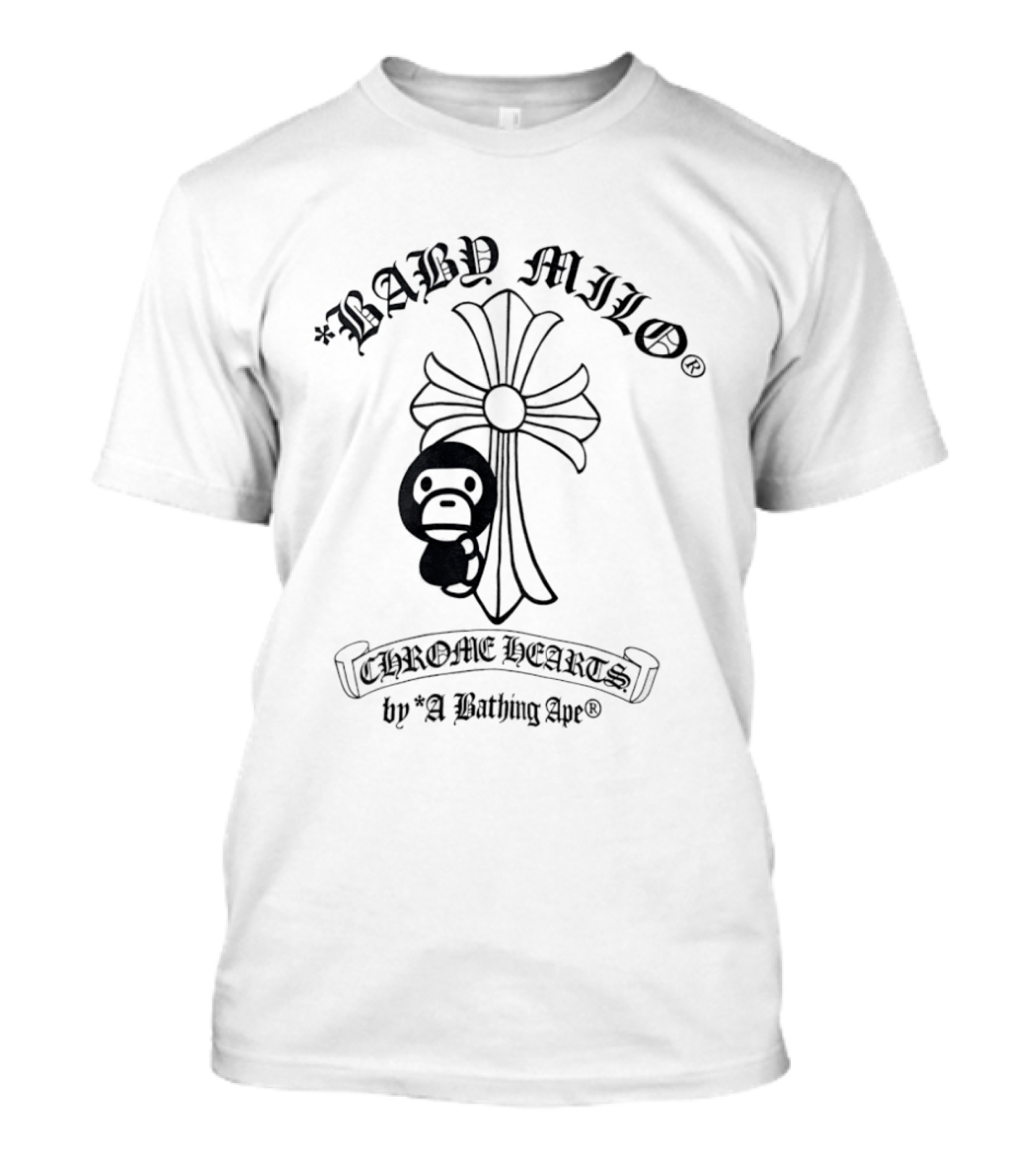 BABY MILO Chrome Hearts By A Bathing Ape BAPE T-Shirt