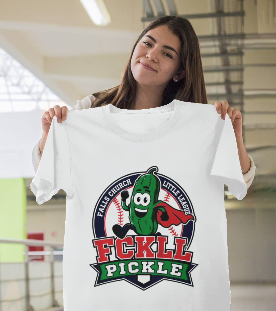 Falls Church Little League FCKLL Pickle Fundraiser Superhero T-Shirt