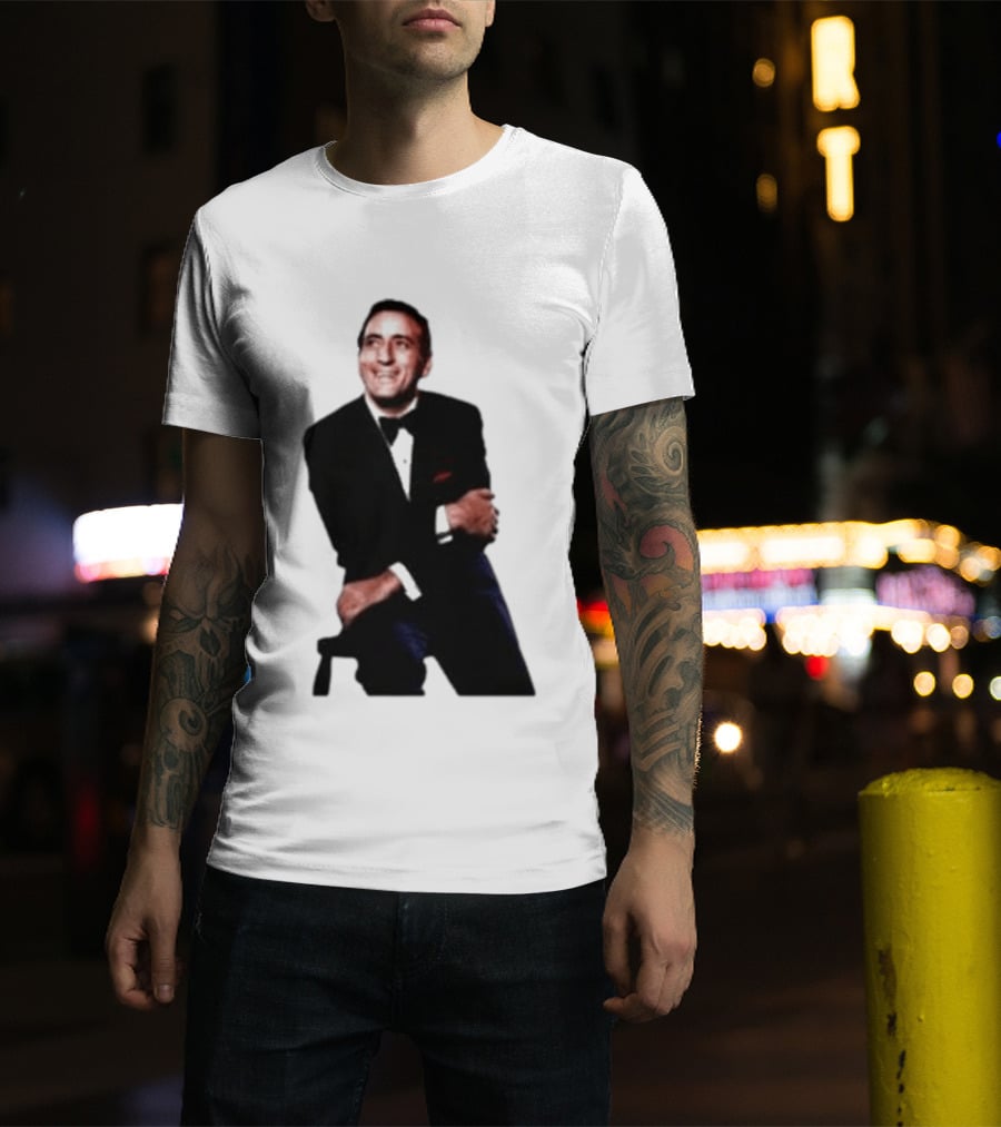 Tony Bennett The Way You Look Sitting Pose T-Shirt